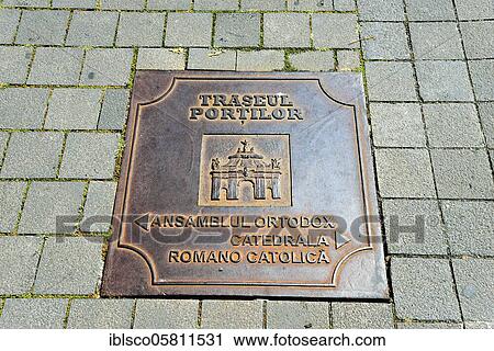Metal base plate, notice Alba Carolina Fortress, Alba Iulia, Transylvania, Romania, Europe View Large Photo Image Stock Image - Metal base plate, notice Alba Carolina Fortress, Alba Iulia, Transylvania, Romania, Europe. Fotosearch