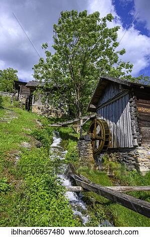 Stock Image - Mill museum of the 7 mills in, Pfarrwerfen, Salzburg, Austria, Europe. Fotosearch