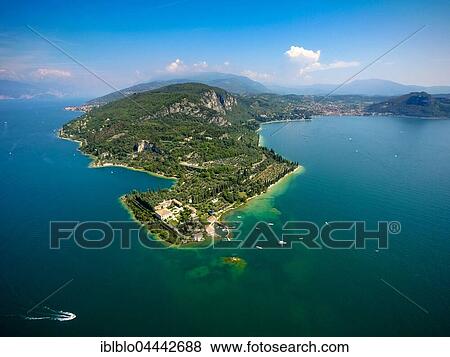 Monte Luppia, Parco Baia delle Sirene, Garda, Lake Garda, Veneto, Italy, Europe View Large Photo Image Stock Photo - Monte Luppia, Parco Baia delle Sirene, Garda, Lake Garda, Veneto, Italy, Europe. Fotosearch