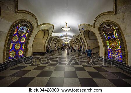 Moscow subway station, Moscow, Russia, Europe View Large Photo Image Stock Image - Moscow subway station, Moscow, Russia, Europe. Fotosearch