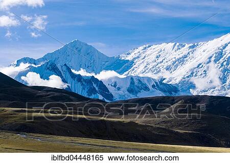 Mountain Gangapurna at the end of the Great Barrier, seen from Tilicho Lake, Manang, Manang District, Nepal, Asia View Large Photo Image Stock Photography - Mountain Gangapurna at the end of the Great Barrier, seen from Tilicho Lake, Manang, Manang District, Nepal, Asia. Fotosearch