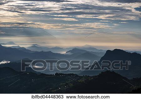 Mountain range, valleys covered in fog, sunrise, Dhampus, Kaski District, Nepal, Asia View Large Photo Image Stock Image - Mountain range, valleys covered in fog, sunrise, Dhampus, Kaski District, Nepal, Asia. Fotosearch