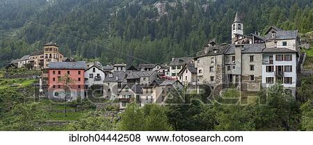 Mountain village of Fusio in Maggia Valley or Val Lavizzara, Canton of Ticino, Switzerland, Europe View Large Photo Image Stock Photo - Mountain village of Fusio in Maggia Valley or Val Lavizzara, Canton of Ticino, Switzerland, Europe. Fotosearch
