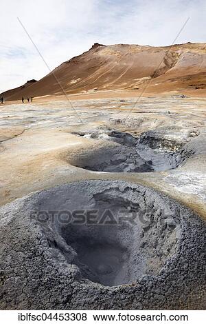 Mudpot, mud pool, fumarole, geothermal area, Hverarönd, Namafjall, North Iceland, Iceland, Europe View Large Photo Image Stock Photo - Mudpot, mud pool, fumarole, geothermal area, Hverarönd, Namafjall, North Iceland, Iceland, Europe. Fotosearch
