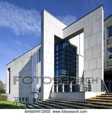 Stock Image - Municipal gallery and art association, Abdinghof, Paderborn, North Rhine-Westphalia, Germany, Europe. Fotosearch