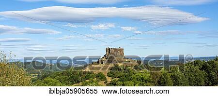 Murol castle, Auvergne Volcanoes Natural Park, Puy de Dome department, Auvergne Rhone Alpes, France, Europe View Large Photo Image Stock Photography - Murol castle, Auvergne Volcanoes Natural Park, Puy de Dome department, Auvergne Rhone Alpes, France, Europe. Fotosearch