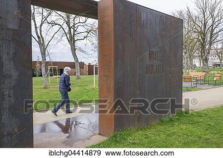 Musée Soulages, Soulages Museum, designed by the Catalan architects RCR associated with Passelac & Roques, Rodez, Aveyron, Languedoc-Roussillon-Midi-Pyrénées, France, Europe View Large Photo Image Stock Photo - Musée Soulages, Soulages Museum, designed by the Catalan architects RCR associated with Passelac & Roques, Rodez, Aveyron, Languedoc-Roussillon-Midi-Pyrénées, France, Europe. Fotosearch