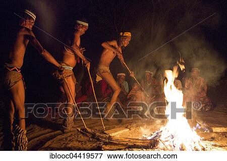 Native men in ritual dance, Botswana, Africa View Large Photo Image Stock Photo - Native men in ritual dance, Botswana, Africa. Fotosearch
