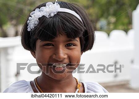 Native Sinhalese girl, portrait, hair jewellery, Anuradhapura, North Central Province, Sri Lanka, Asia View Large Photo Image Stock Image - Native Sinhalese girl, portrait, hair jewellery, Anuradhapura, North Central Province, Sri Lanka, Asia. Fotosearch