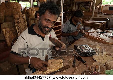 Native Sinhalese men carving traditional objects, wood carving, Dambulla, Central Province, Sri Lanka, Asia View Large Photo Image Stock Photo - Native Sinhalese men carving traditional objects, wood carving, Dambulla, Central Province, Sri Lanka, Asia. Fotosearch