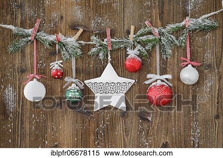 Stock Photography - Natural Advent Decoration. Fotosearch