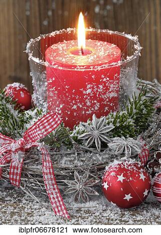Natural Advent decoration with candle View Large Photo Image Stock Image - Natural Advent decoration with candle. Fotosearch