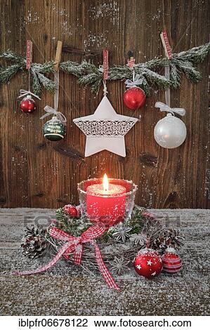 Natural Advent decoration with candle View Large Photo Image Stock Image - Natural Advent decoration with candle. Fotosearch