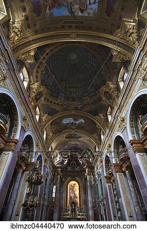 Nave, ceiling vault with illusionistic paintings, Jesuit Church, Doktor-Ignaz-Seipel-Platz, Vienna, Austria, Europe View Large Photo Image Stock Image - Nave, ceiling vault with illusionistic paintings, Jesuit Church, Doktor-Ignaz-Seipel-Platz, Vienna, Austria, Europe. Fotosearch