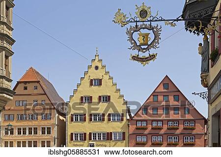 Nose shield Marien pharmacy and various gables at the market place, old town, Rothenburg ob der Tauber, Middle Franconia, Bavaria, Germany, Europe View Large Photo Image Stock Image - Nose shield Marien pharmacy and various gables at the market place, old town, Rothenburg ob der Tauber, Middle Franconia, Bavaria, Germany, Europe. Fotosearch