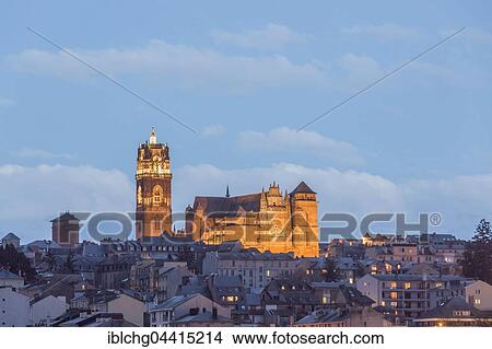 Notre-Dame Cathedral, 12th-16th century, Rodez, Aveyron, Languedoc-Roussillon-Midi-Pyrénées, France, Europe View Large Photo Image Picture - Notre-Dame Cathedral, 12th-16th century, Rodez, Aveyron, Languedoc-Roussillon-Midi-Pyrénées, France, Europe. Fotosearch