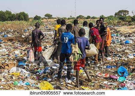 ocal boys raid rubbish dump, Niamey, Niger, Africa View Large Photo Image Stock Photo - ocal boys raid rubbish dump, Niamey, Niger, Africa. Fotosearch