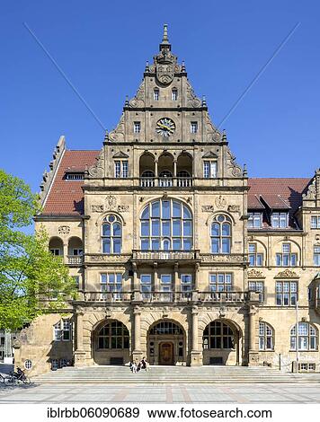 Old City Hall, Bielefeld, East Westphalia, North Rhine-Westphalia, Germany, Europe View Large Photo Image Stock Photo - Old City Hall, Bielefeld, East Westphalia, North Rhine-Westphalia, Germany, Europe. Fotosearch