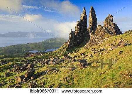 Old Man of Storr, Isle of Skye, Scotland, United Kingdom, Europe View Large Photo Image Stock Image - Old Man of Storr, Isle of Skye, Scotland, United Kingdom, Europe. Fotosearch