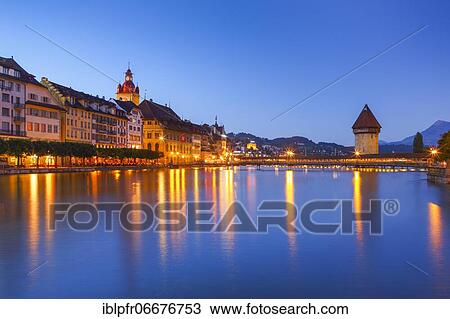 Old Town Lucerne, Switzerland, Europe View Large Photo Image Stock Image - Old Town Lucerne, Switzerland, Europe. Fotosearch