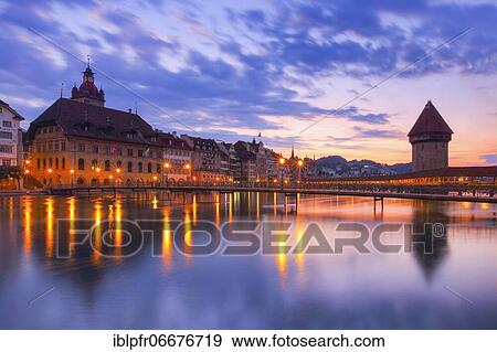 Old Town Lucerne, Switzerland, Europe View Large Photo Image Stock Photo - Old Town Lucerne, Switzerland, Europe. Fotosearch
