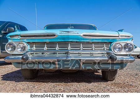 Oldtimer Chevrolet Impala, front grill, Holbrook, Arizona, USA, North America View Large Photo Image Picture - Oldtimer Chevrolet Impala, front grill, Holbrook, Arizona, USA, North America. Fotosearch