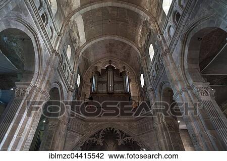 Organ gallery in Cathedral of Saint Lazarus, Autun, Saône-et-Loire, France, Europe View Large Photo Image Stock Image - Organ gallery in Cathedral of Saint Lazarus, Autun, Saône-et-Loire, France, Europe. Fotosearch
