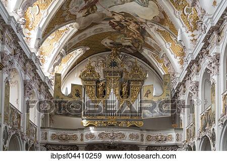 Organ loft, St. Mary's Cathedral and St. Korbinian, Freising District, Bavaria, Upper Bavaria, Germany, Europe View Large Photo Image Stock Photo - Organ loft, St. Mary's Cathedral and St. Korbinian, Freising District, Bavaria, Upper Bavaria, Germany, Europe. Fotosearch