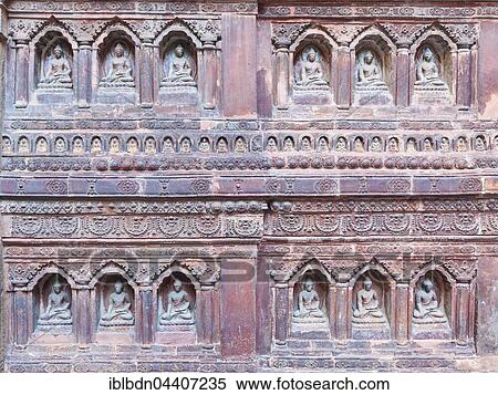 Ornate wall of Mahabuddha temple, detail, Patan, Nepal, Asia View Large Photo Image Stock Photography - Ornate wall of Mahabuddha temple, detail, Patan, Nepal, Asia. Fotosearch