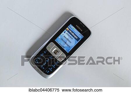 Stock Photography - Outdated Nokia mobile phone, Germany, Europe. Fotosearch