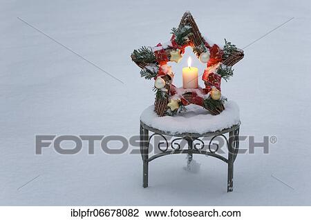Stock Image - Outdoor Christmas decoration. Fotosearch