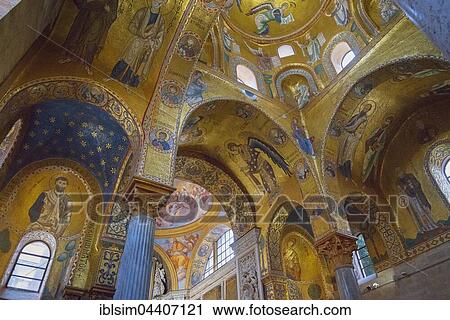 Painted vault, La Martorana Church, Palermo, Sicily, Italy, Europe View Large Photo Image Stock Image - Painted vault, La Martorana Church, Palermo, Sicily, Italy, Europe. Fotosearch