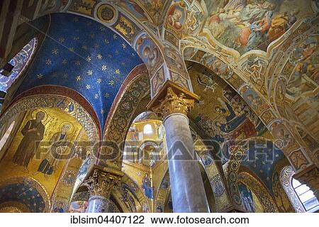 Painted vault, La Martorana Church, Palermo, Sicily, Italy, Europe View Large Photo Image Stock Image - Painted vault, La Martorana Church, Palermo, Sicily, Italy, Europe. Fotosearch