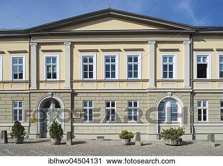 Stock Image - Palais Bechtolsheim, also Chancellor's palace, Classicism, Goethe's residence, Eisenach, Thuringia, Germany, Europe. Fotosearch