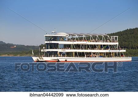 Passenger ship Trimaran MS Brombachsee Lake Brombachsee, Franconian Lake District, Middle Franconia, Franconia, Bavaria, Germany, Europe View Large Photo Image Stock Photo - Passenger ship Trimaran MS Brombachsee Lake Brombachsee, Franconian Lake District, Middle Franconia, Franconia, Bavaria, Germany, Europe. Fotosearch