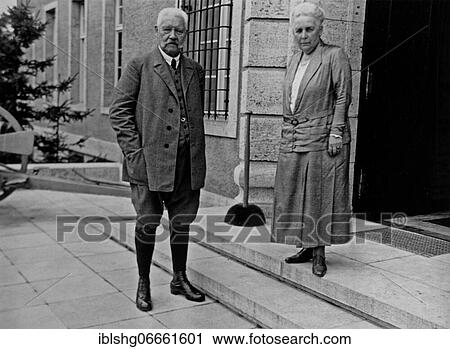 Paul von Hindenburg and a woman in front of Gut Neudeck, ca. 1930, Germany, today Poland, Europe View Large Photo Image Stock Image - Paul von Hindenburg and a woman in front of Gut Neudeck, ca. 1930, Germany, today Poland, Europe. Fotosearch
