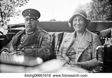 Paul von Hindenburg and a woman sitting in a carriage, historical photograph, ca. 1930, Neudeck, Germany, today Poland, Europe View Large Photo Image Stock Photo - Paul von Hindenburg and a woman sitting in a carriage, historical photograph, ca. 1930, Neudeck, Germany, today Poland, Europe. Fotosearch