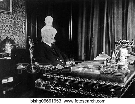 Paul von Hindenburg in his study, historical photograph, c. 1933, Neudeck Estate, Germany, now Poland, Europe View Large Photo Image Stock Image - Paul von Hindenburg in his study, historical photograph, c. 1933, Neudeck Estate, Germany, now Poland, Europe. Fotosearch