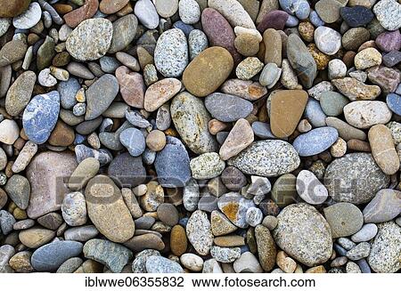 Stock Image - Pebbles, Piestany, Slovakia, Europe. Fotosearch