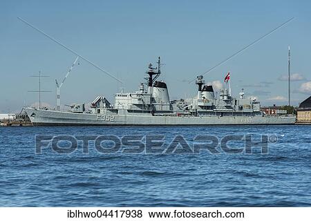 Stock Photo - Peder Skram Museum Ship, Military Open Air Museum, Inner Harbor, Nyholm Island, Copenhagen, Denmark, Europe. Fotosearch