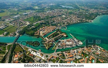 Peschiera del Garda, Mincio River estuary, Lake Garda, Veneto, Italy, Europe View Large Photo Image Stock Image - Peschiera del Garda, Mincio River estuary, Lake Garda, Veneto, Italy, Europe. Fotosearch