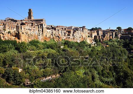 Pitigliano, hillside village, Tuscany, Italy, Europe View Large Photo Image Stock Image - Pitigliano, hillside village, Tuscany, Italy, Europe. Fotosearch