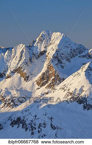 Stock Photo - Piz Julier, 3380 m, view from Piz Corvatsch, Grisons, Switzerland, Europe. Fotosearch