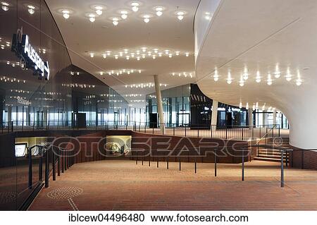 Plaza with brick floor, public viewing platform, Elbphilharmonie, HafenCity, Hamburg, Germany, Europe View Large Photo Image Stock Image - Plaza with brick floor, public viewing platform, Elbphilharmonie, HafenCity, Hamburg, Germany, Europe. Fotosearch