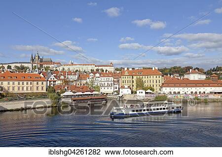 Prague Castle with historic center, Vltava River, Prague, Czech Republic, Europe View Large Photo Image Stock Image - Prague Castle with historic center, Vltava River, Prague, Czech Republic, Europe. Fotosearch