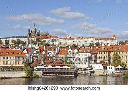 Prague Castle with historic center, Vltava River, Prague, Czech Republic, Europe View Large Photo Image Stock Image - Prague Castle with historic center, Vltava River, Prague, Czech Republic, Europe. Fotosearch