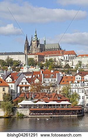 Prague Castle with historic center, Vltava River, Prague, Czech Republic, Europe View Large Photo Image Stock Image - Prague Castle with historic center, Vltava River, Prague, Czech Republic, Europe. Fotosearch