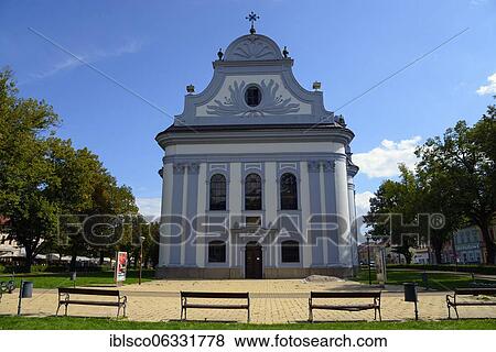 Protestant Church, Market Square, Spisska Nova Ves, Spiš Region, Slovakia, Europe View Large Photo Image Stock Photo - Protestant Church, Market Square, Spisska Nova Ves, Spiš Region, Slovakia, Europe. Fotosearch