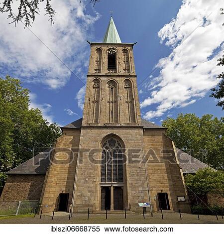 Provost Church of St. Peter and Paul, Bochum, Ruhr Area, North Rhine-Westphalia, Germany, Europe View Large Photo Image Stock Photography - Provost Church of St. Peter and Paul, Bochum, Ruhr Area, North Rhine-Westphalia, Germany, Europe. Fotosearch