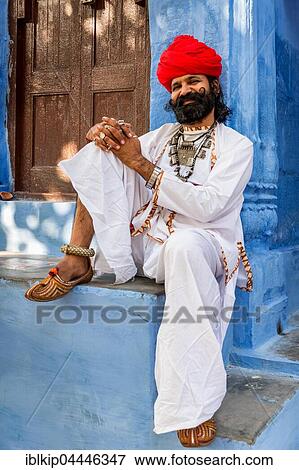 Rajasthani dressed in traditional clothes, Jodhpur, Rajasthan, India, Asia View Large Photo Image Stock Photo - Rajasthani dressed in traditional clothes, Jodhpur, Rajasthan, India, Asia. Fotosearch